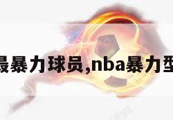 nba最暴力球员,nba暴力型球员